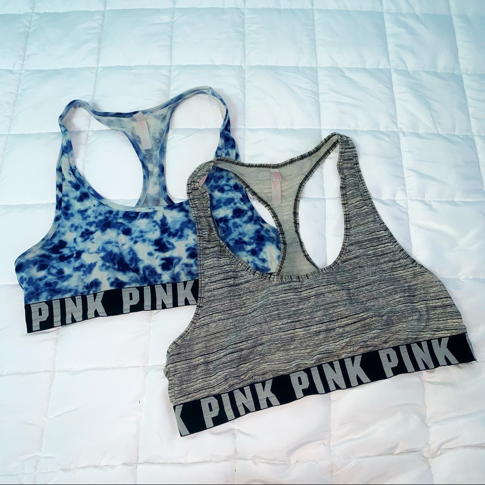 2 PINK Sports Bras